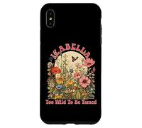 Izabella Name Cute Retro Girls Wildflower Izabella Name Carcasa para iPhone XS MAX