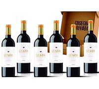 Izadi Crianza Vino Tinto -Envío Gratis 24 H - 6 Botellas - Rioja Alavesa - Seleccionado por Cosecha Privada - Pack 6 Botellas - DO Rioja