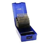 Izar 10788 Juego Brocas 1016, DIN 338N, 1-5.9 x 0.10 mm, HSSE 5% Co, 50 Piezas