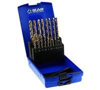 Izar Juego de brocas 25274 DIN 338 1-10 x 0,50 mm HSSE 5% Co 19 piezas