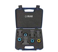 Izar 69702 Juego Sierras Oscilantes Multi-Funcion, 2900, Madera + Metal, 4 Piezas