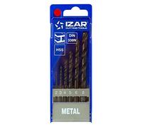 Izar M80333 - Juego de brocas cilindricas hss 338 classique 2-3-4-5-6-8