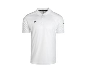 Izas Acay Polo Técnico de Manga Corta para Hombre. Ligero, Transpirable y de Secado Rápido. Polo Deportivo para Running y Entrenamiento. Blanco. Talla M