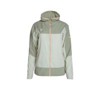 Izas Benicia Chaqueta Ligera con Capucha para Running y Trekking, Bolsillos con Cremallera, Soto Guante con Presilla, Diseño Ergonómico y Transpirable para Actividades al Aire Libre