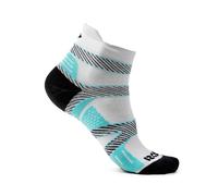 Izas - Calcetines Deportivos Unisex PADROS V2 - Caña Media - Poliamida Elástica Ideal para Running - Tecnología Antiampollas - Adaptados a Pie Izquierdo y Derecho - Color Plata/Silver - Talla 35-38
