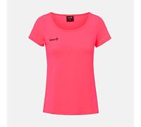 Izas - Camiseta de Manga Corta para Mujer - Camiseta Deportiva Térmica y Resistente al Agua - Prenda Cómoda y Altamente Transpirable, Ideal para Actividades Outdoor - Vila Rosa Neón - Talla XS