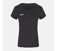 Izas - Camiseta de Manga Corta para Mujer - Camiseta Deportiva Térmica y Resistente al Agua - Prenda Cómoda y Altamente Transpirable, Ideal para Actividades Outdoor - Vila Negro - Talla XS