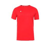 Izas - Camiseta Técnica para Hombre con Tecnología Dry Fit - Camiseta de Manga Larga con Hydrospeed Que Expulsa el Sudor a la Superficie y Mantiene Seca la Piel - Creus LSRED (Rojo) - Talla XL