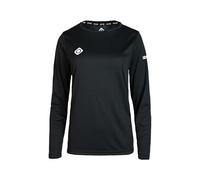 Izas- Camiseta Técnica para Mujer con Tecnología Dry Fit - Camiseta Deportiva de Manga Corta con Hydrospeed Que Expulsa el Sudor a la Superficie y Mantiene Seca la Piel - Creus Negro - Talla XXL