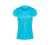 Izas- Camiseta Técnica para Mujer con Tecnología Dry Fit - Camiseta Deportiva de Manga Corta con Hydrospeed Que Expulsa el Sudor a la Superficie y Mantiene Seca la Piel - Creus Turquesa - Talla XL