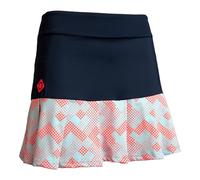 Izas Cantal Skirt Falda de Pádel para Mujer con Pantalón Interior. Mini Falda Elástica y Transpirable con Plisado y Múltiples Bolsillos. Color Azul Marino