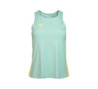 Izas Cantal Top Camiseta de Mujer para Pádel. Camiseta Deportiva Cómoda y Ligera. Color Fair Aqua/Light Yellow