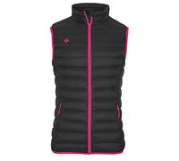 Izas - Chaleco de Fibra para Mujer - Chaqueta sin Mangas de Rápido Secado con Cierre de Cremallera - Ligero y Transpirable - Ideal Para Actividades al Aire Libre - Tyree Negro y Fucsia - Talla S
