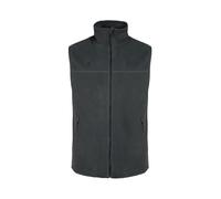 Izas - Chaleco de Forro Polar para Hombre - Chaqueta sin Mangas con Cuello Alto - Forro Polar de Invierno Ligero y Secado Rápido - Ideal para Actividades al Aire Libre - Padru Vest Gris Oscuro - M