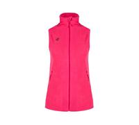 Izas - Chaleco de Forro Polar para Mujer - Chaqueta sin Mangas con Cuello Alto - Forro Polar de Invierno Ligero y de Secado Rápido - Ideal para Actividades al Aire Libre - Padru Vest Fucsia - M