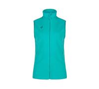 Izas - Chaleco de Forro Polar para Mujer - Chaqueta sin Mangas con Cuello Alto - Forro Polar Invierno Ligero y de Secado Rápido - Ideal para Actividades al Aire Libre - Padru Vest Azul Verdoso - S