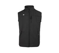 Izas - Chaleco Hombre con Tecnología Softshell - Chaqueta sin Mangas de Rápido Secado con Cierre de Cremallera - Ligero y Transpirable - Ideal Para Actividades al Aire Libre - Valley Negro - Talla 3XL