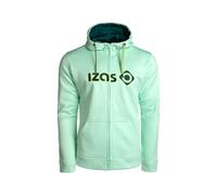 Izas - Chaqueta con Capucha para Hombre - Sudadera con Cremallera y Capucha Ajustable con Cordones - para Trekking y Ambiente Urbano - Duero JacketMENTA/Atlantic (Multicolor) - Talla XL