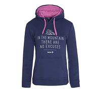 Izas Cimbia Sudadera, Mujer, Azul Noche / Rosa, M