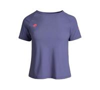 Izas Creola Camiseta Técnica de Manga Corta para Mujer con Cuello Redondo y Manga Ranglán. Camiseta Elástica, Ligera y Transpirable para Deporte, Fitness o Running. Violet. M