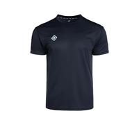 Izas Creus Camiseta Técnica Manga Corta de Hombre para Running y Outdoor, Tejido Dry and Hydrospeed, Ligera y Transpirable, Costuras Planas Antirroces, Secado Rápido. Navy Blue. L