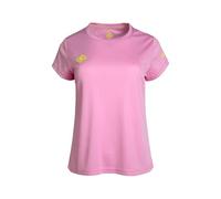 Izas Creus Camiseta Técnica Manga Corta de Mujer para Running y Outdoor, Tejido Dry and Hydrospeed, Ligera y Transpirable, Costuras Planas Antirroces, Secado Rápido. Bonbon. M