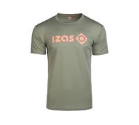 Izas CREUS M Big Logo Camiseta Técnica de Manga Corta para Hombre Ligera, Transpirable y de Secado Rápido. Costuras Planas Antirrozadura. Deporte, Gimnasio y Senderismo