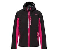Izas Dahlia Chaqueta Impermeable, Mujer, Negro/Fuxia, XL
