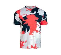 Izas Florencia M Camiseta de Manga Corta de Hombre para Deporte y Gimnasio Ligera y Transpirable. Camiseta Técnica Colroida para Running. Multicolor