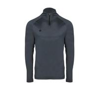 Izas - Forro Polar para Hombre - Camiseta Manga Larga con Cuello Alto y Cremallera - Forro Polar de Invierno Ligero - Secado Rápido - Ideal para Actividades al Aire Libre - Gorner Carbón y Negro - L
