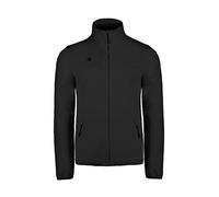 Izas - Forro Polar para Hombre - Chaqueta Polar con Cuello Alto y Cremallera - Forro Polar de Invierno Ligero y de Secado Rápido - Ideal para Actividades al Aire Libre - Padru Negro - 4XL