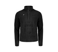 Izas - Forro Polar para Hombre - Chaqueta Polar con Cuello Alto y Cremallera - Forro Polar de Invierno Ligero y de Secado Rápido - Ideal para Actividades al Aire Libre - Sutton Negro - S