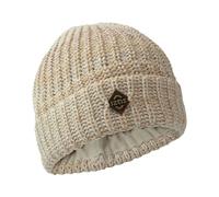 Izas - Gorro de Invierno Unisex - Gorro con Forro Polar - Elaborado en Material Acrílico y Lana - Diseño con Chapa de Cobre de la Marca - Ruesca - Tapioca (Multicolor) - Talla única