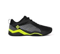Izas Gratal Zapatillas de Padel para Hombre Mujer con Cordones y Suela Antideslizante. Deportivas Ligeras y Transpirables de Alto Rendimiento. Zapatos Unisex para Pádel Color Blanco, Negro y Amarillo