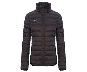 Izas Grecia Chaquetas De Pluma, Mujer, Negro/Negro, XL