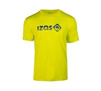 Izas- Camiseta Técnica para Hombre con Tecnología Dry Fit - Camiseta Deportiva Manga Corta con Hydrospeed Que Expulsa el Sudor a la Superficie y Mantiene Seca la Piel - Harper II Amarillo y Azul - XL