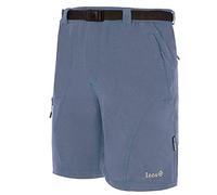 Izas Himalaya Pantalones Cortos Elásticos, Hombre, Plateado, XXL
