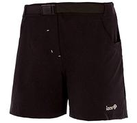 Izas Ivar Pantalones Cortos Trekking, Mujer, Negro/Negro, S