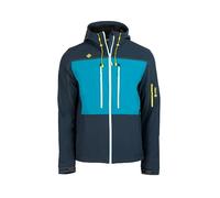 Izas Konka Chaqueta Soft Shell AWPS de Hombre Térmica, Elástica, Cortavientos y Resistente al Agua. Capucha y Bajo Ajustables. Bolsillos con Cremallera. Interior de Pelo