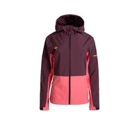 Izas Lanett W Chaqueta de Mujer Soft Shell AWPS Cortavientos Resistente al Agua Térmica Transpirable para Montaña y Uso Urbano con Capucha y Puños Ajustables