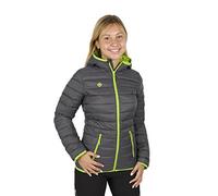 Izas Musa Chaqueta De Plumas, Mujer, Gris Oscuro/Lima, L