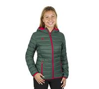 Izas Musa Chaqueta De Plumas, Mujer, Verde Oscuro/Frambuesa, L