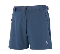 Izas Nagela II Pantalón Corto Trekking y Senderismo para Mujer. Tejido Mount-Stretch Repelente al Agua, Transpirable y Elástico. Rápido Secado. Incluye Cinturón. Regular Fit