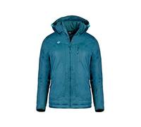Izas Naluns W Chaqueta de Mujer para Invierno de Fibra Impermeable. Abrigo Cortavientos con Capucha Desmontable y Bolsillos para Frío, Nieve y Esquí. Color Azul