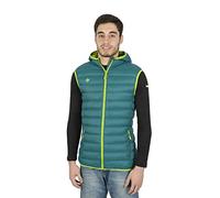 Izas Nepal Chaleco De Fibra, Hombre, Agua Marina Oscuro/Lima, XL