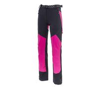 IZAS Nimba - Pantalones para Mujer, Color Negro/Fucsia, Talla XS