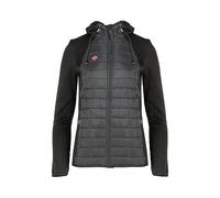 Izas Noya W Chaqueta de Mujer para Invierno Resistente al Viento y Lluvia. Abrigo Acolchado con Polar Térmico Transpirable y Bolsillos para Deporte, Senderismo y Frío. Color Negro