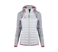 Izas Noya W Chaqueta de Mujer para Invierno Resistente al Viento y Lluvia. Abrigo Acolchado con Polar Térmico Transpirable y Bolsillos para Deporte, Senderismo y Frío. Color Gris