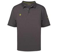 Izas Ordesa Polo De Manga Corta, Hombre, Gris Oscuro/Lima, L