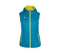 Izas Ortil W Chaleco Acolchado para Mujer Ultraligero Resistente al Viento y Repelente al Agua. Transpirable y Cálido. Con Capucha y Bolsillos Ventrales con Filamentos Huecos